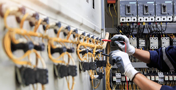 Professional Electrician technician working in Madison, IN